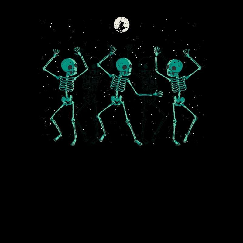 Dancing Skeletons Dab Dance Poses Funny