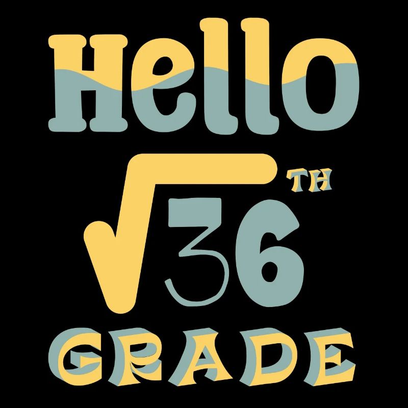 Hello 6th Grade Square Root of 36 Math Teacher