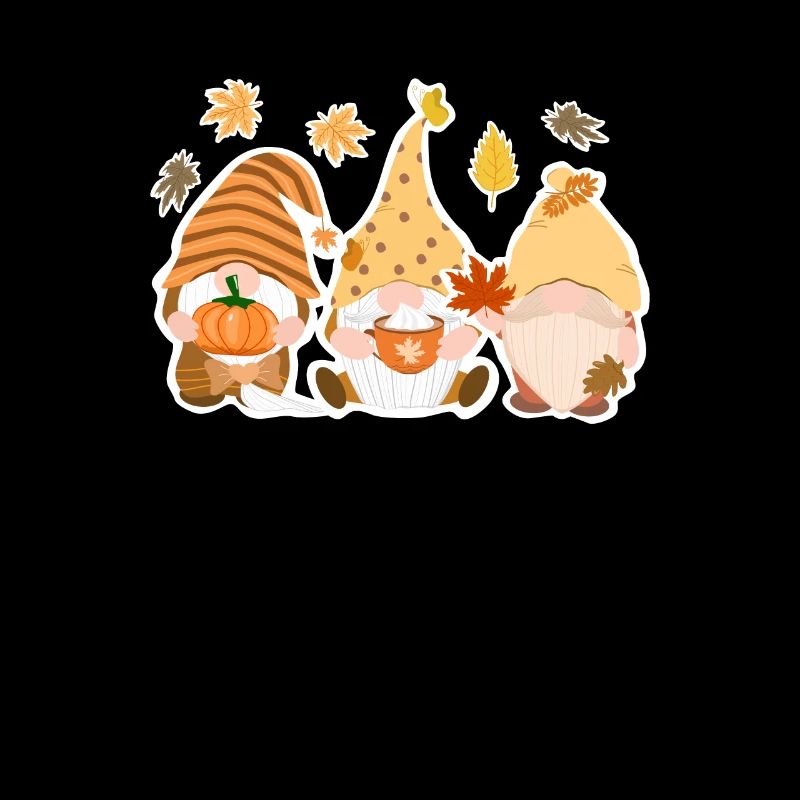 Three Dwarfs Pumpkin Pie Turkey Thanksgiving Day