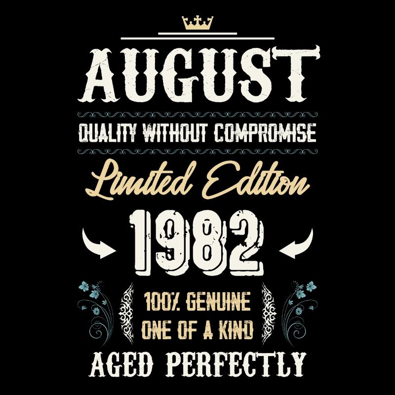 August 1982 Vintage Geburtstag Geschenk