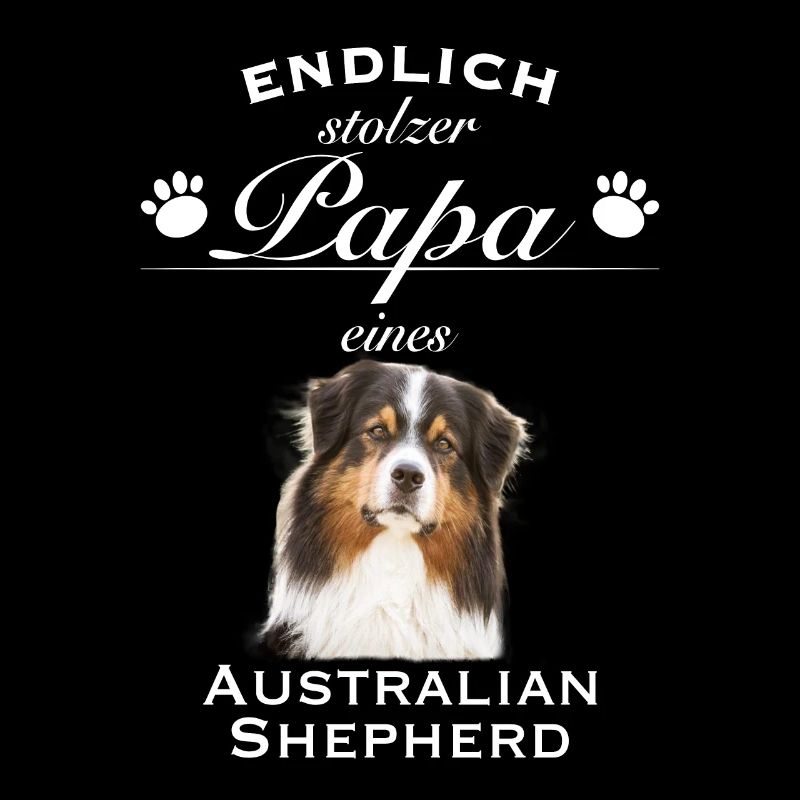 Endlich stolzer Papa - Australian Shepherd