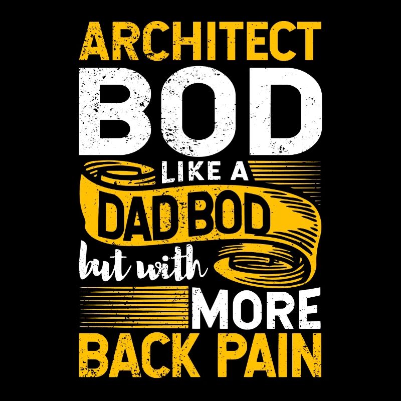 Architect Bod Like A Dad Bod Draftsman Funny