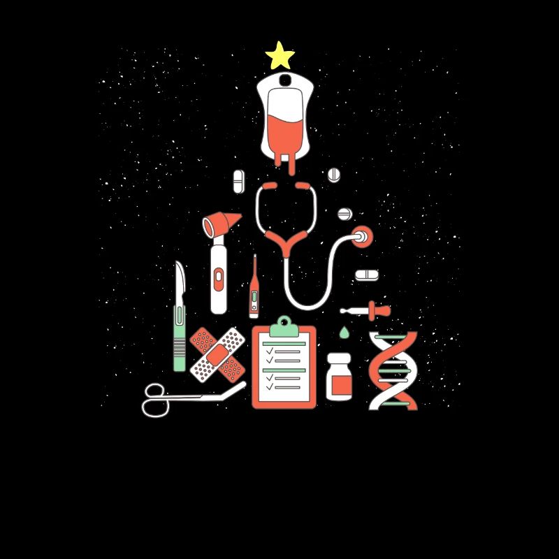 Krankenschwester Weihnachtsbaum RN Registrierte