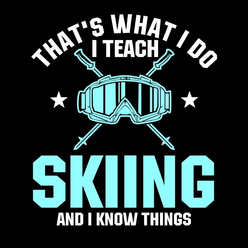 Lustiger Skilehrer Spruch