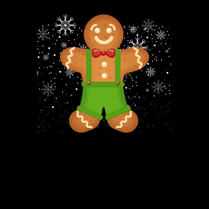 Gingerbread Man cuisant de drôles de biscuits de Noël
