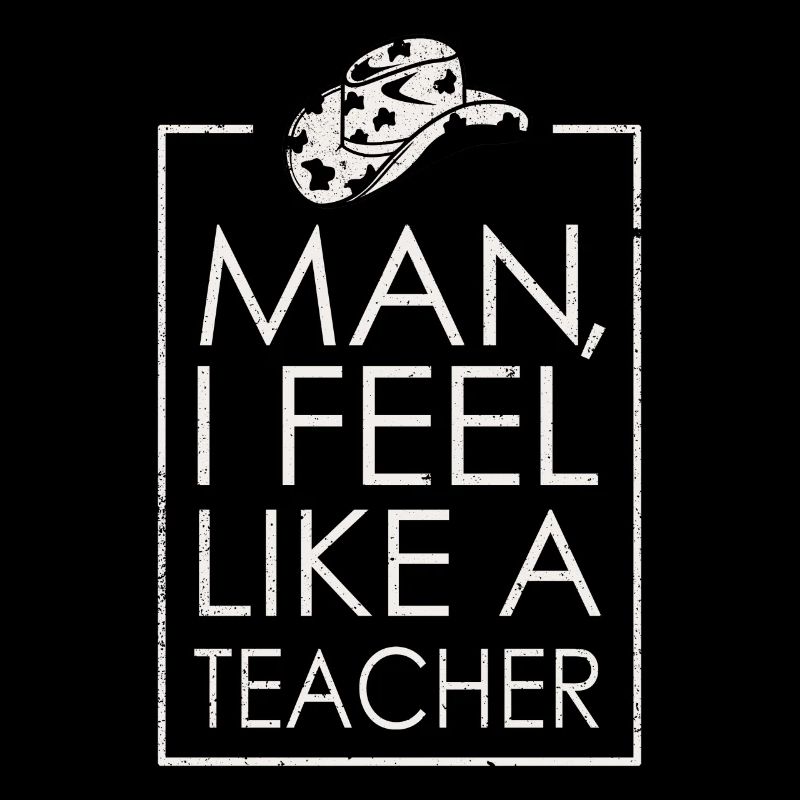Homme Je me sens comme un enseignant