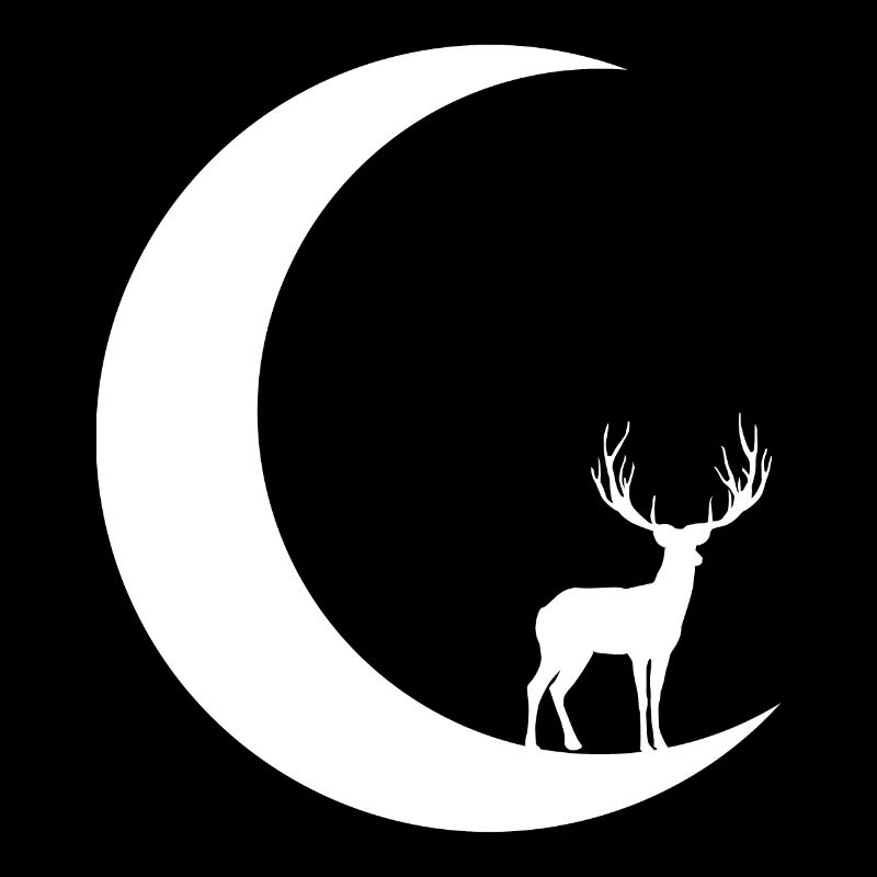 Crescent Moon - Red Deer -