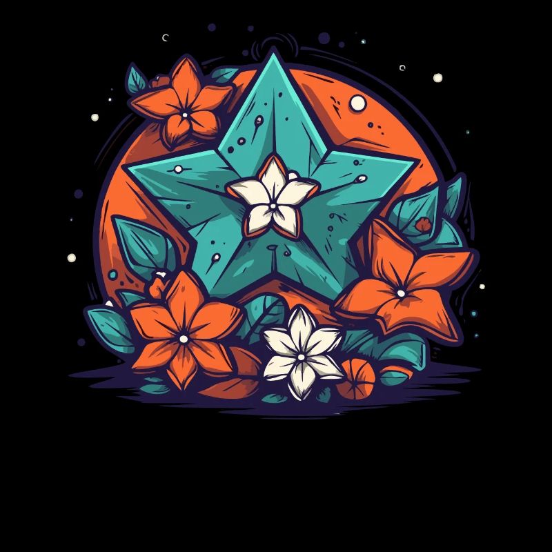 Étoiles et fleurs