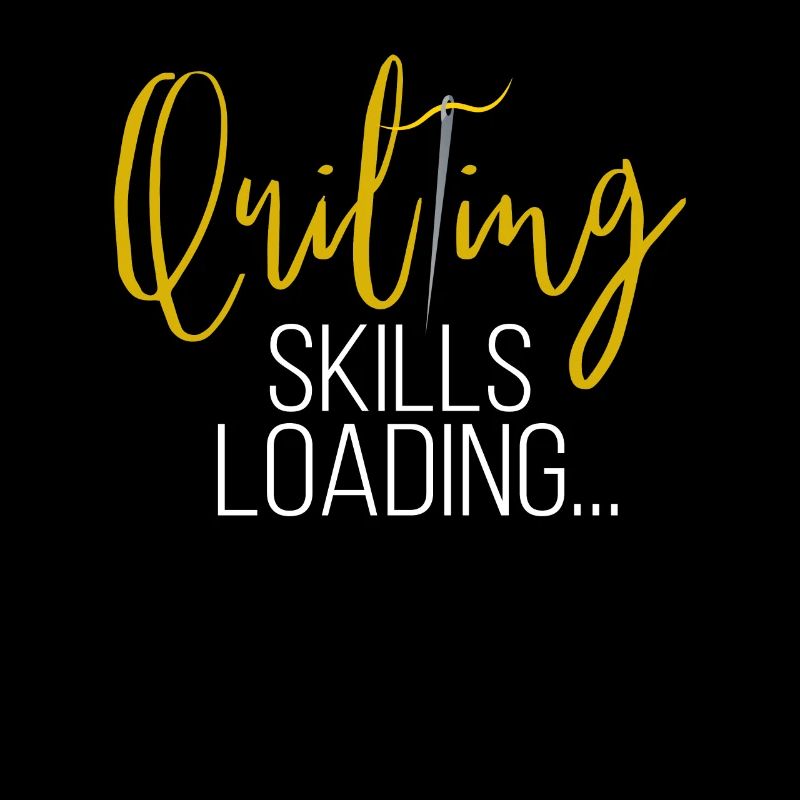 Quilting Skills Loading Funny Sewing Machine