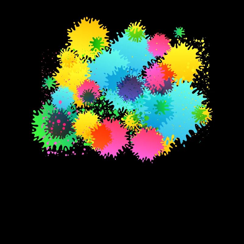 Paintball paint splash