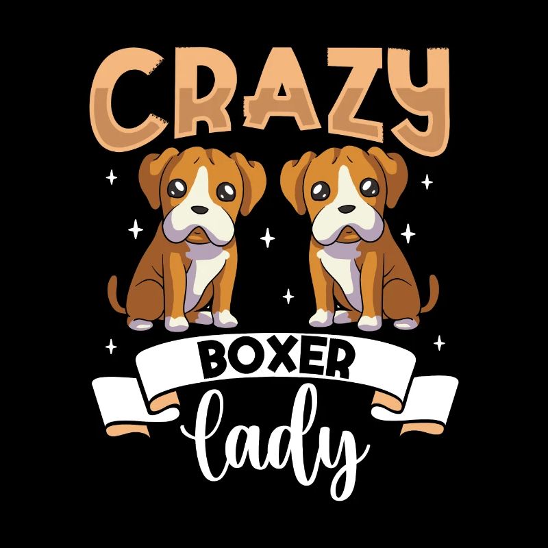 Crazy Boxer Lady - Boxer