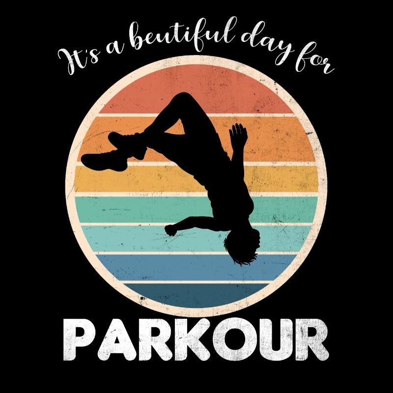 It's a beautiful day for parkour