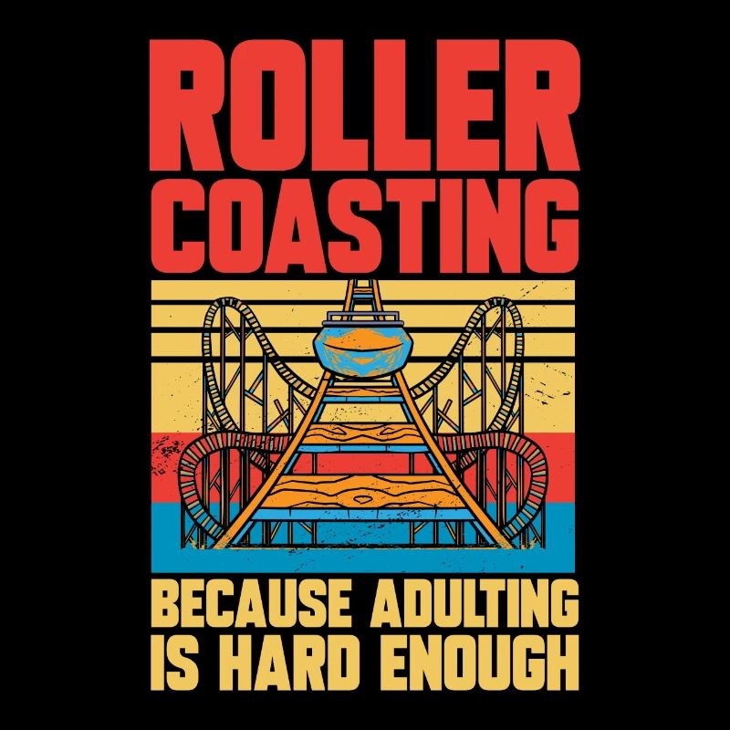 Achterbahn Rollercoaster Freizeitpark