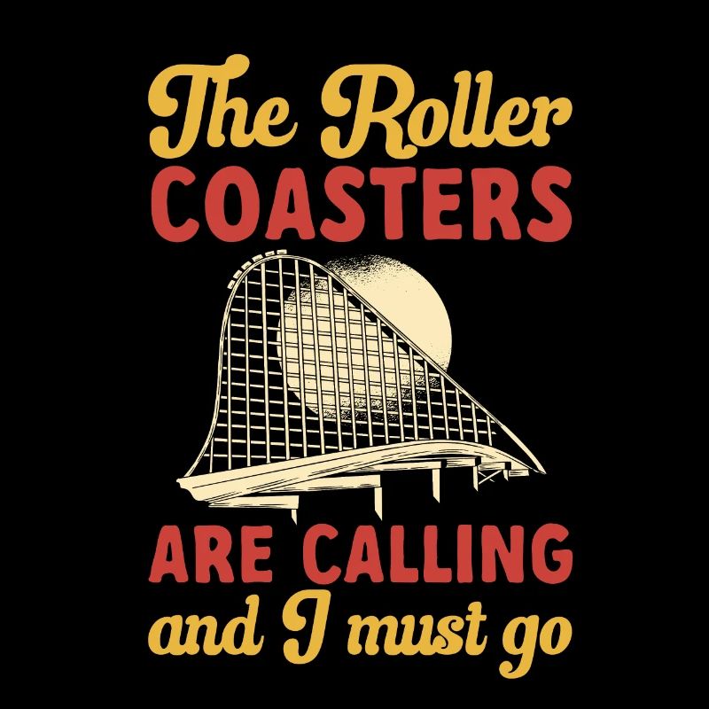 Achterbahn Rollercoaster Freizeitpark