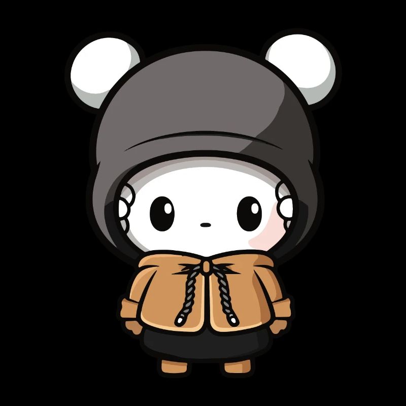 Mouse Winter Comic Cute