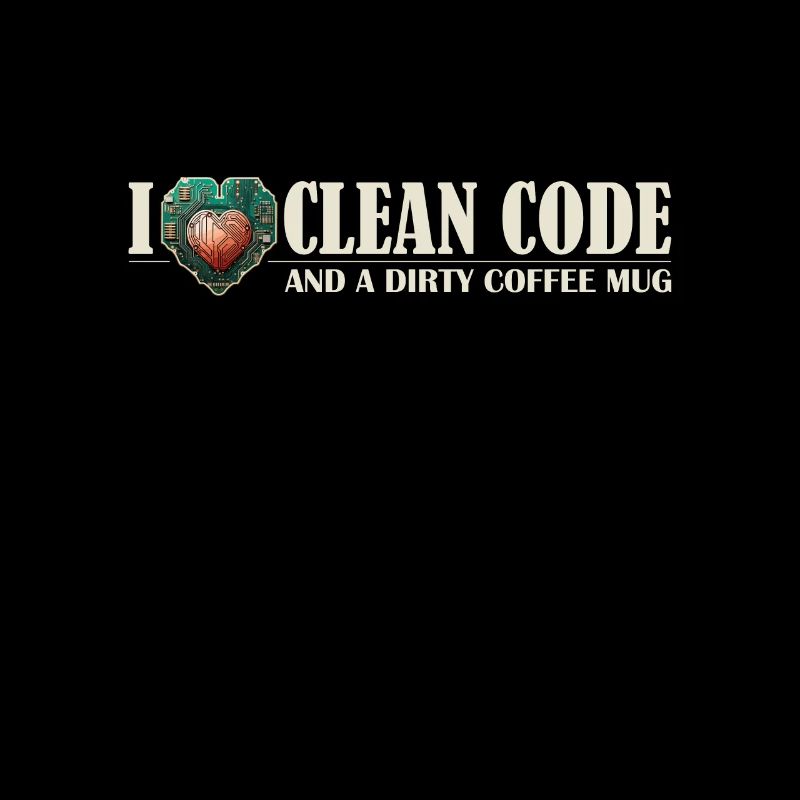 I Love Clean Code and Dirty Coffee Mug Devs Who