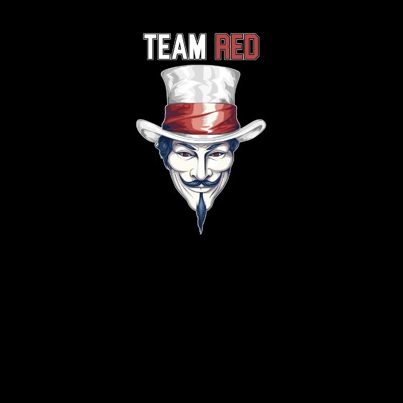 White Hat Pride: Team Red Hackathon Emblem