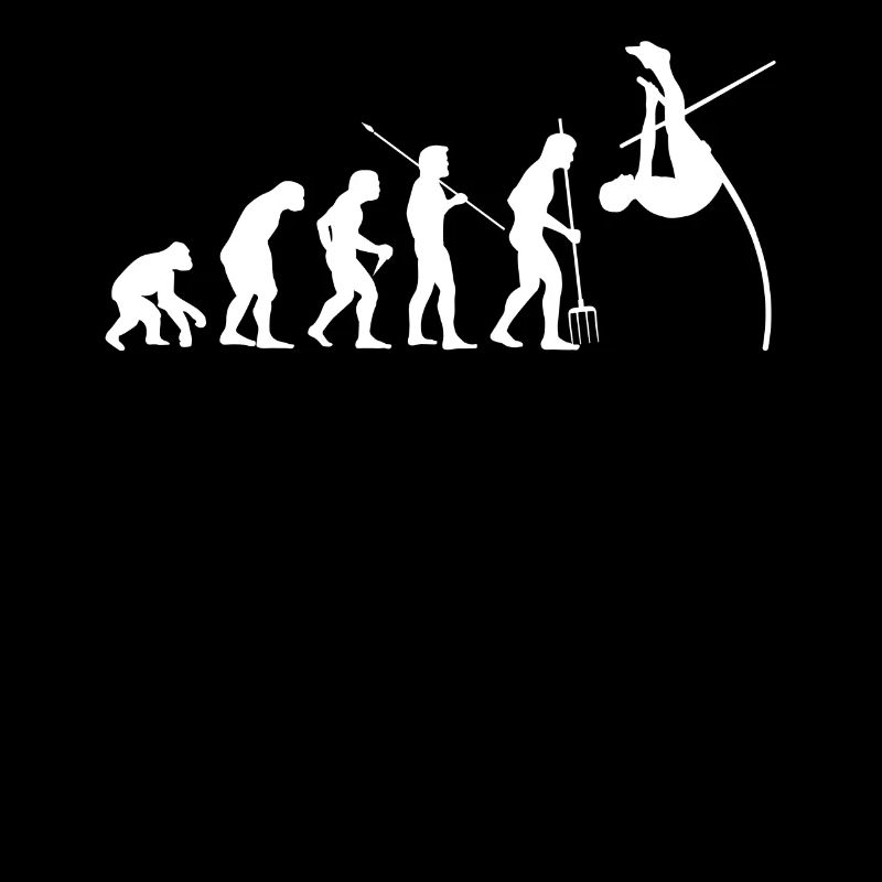 Athlète d’athlétisme de saut à la perche Evolution