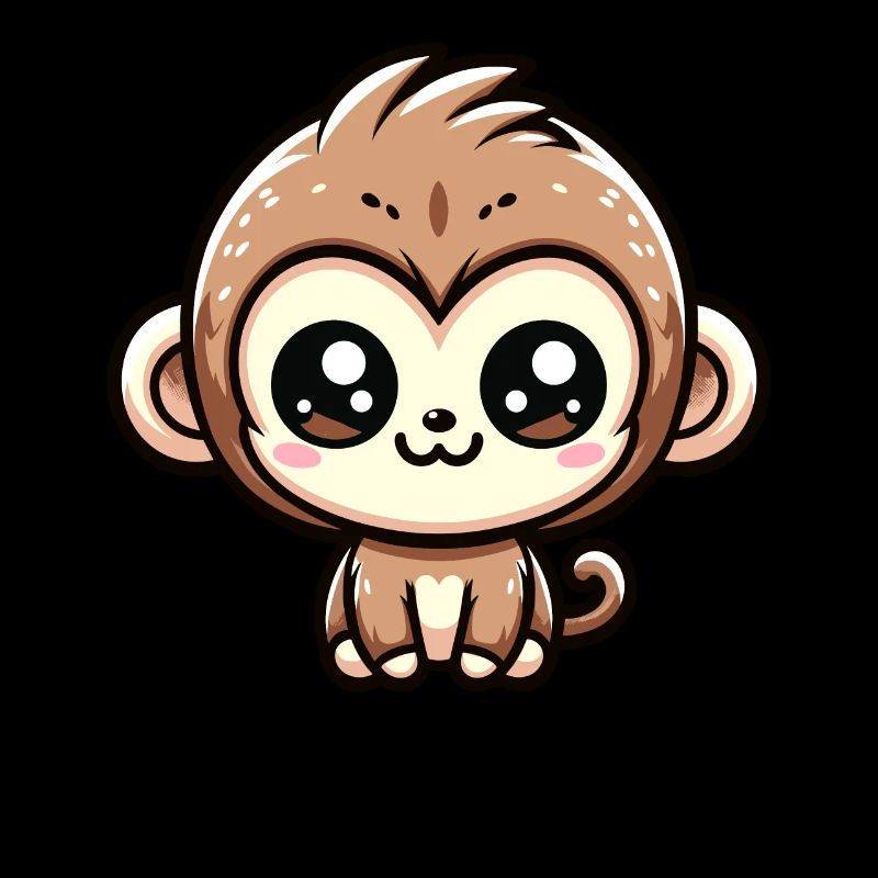 Kawaii Monkey Baby Monkey