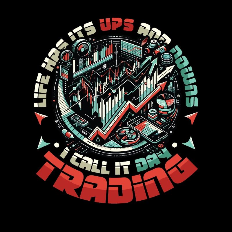 Graphique de trading boursier - Funny Day Trader