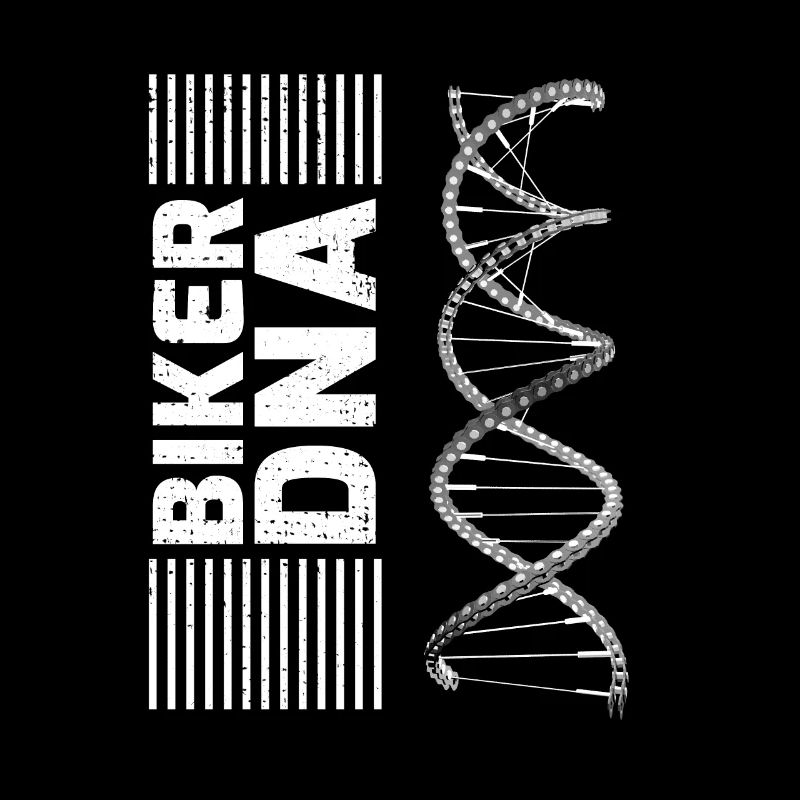 Fahradfahrer DNA Kette Speichen