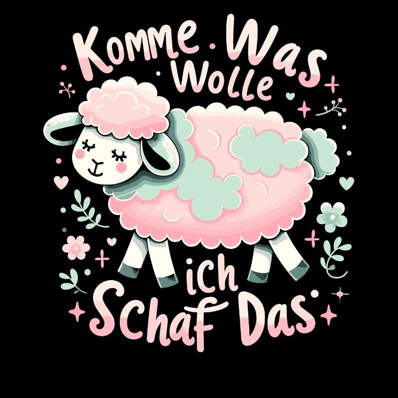 Schaf Motivation Prüfung Glück Spruch Geschenk