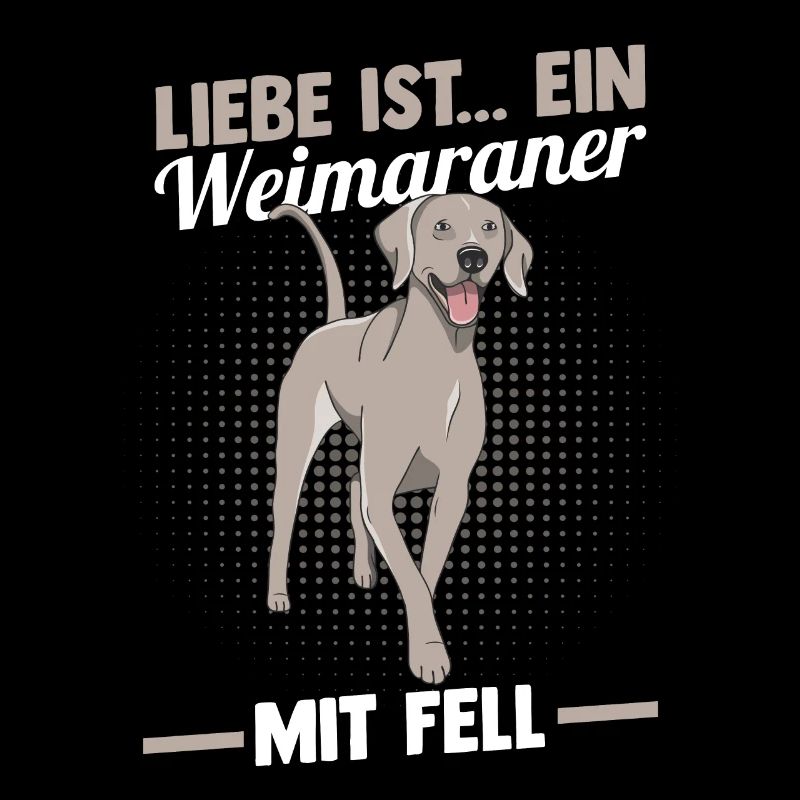 Hund Weimaraner
