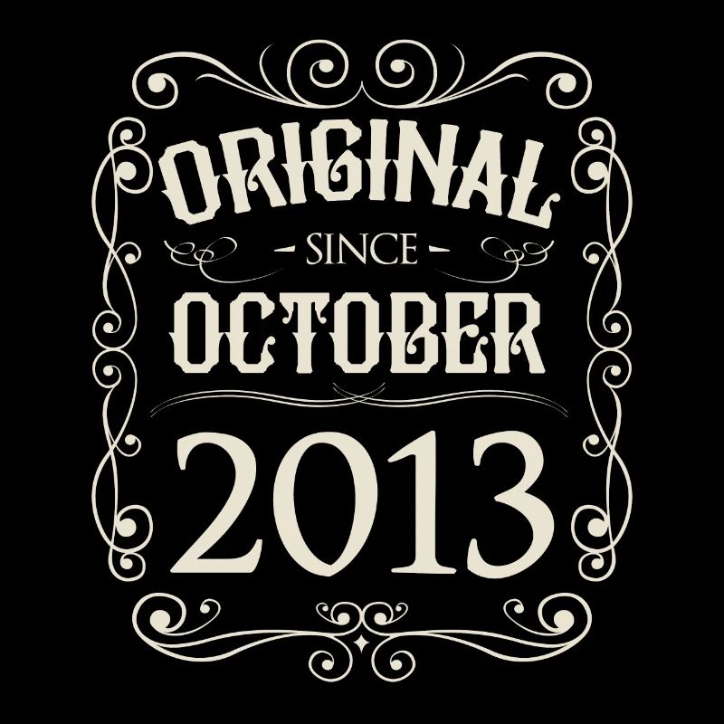Vintage - Original since October 2013 Birthday