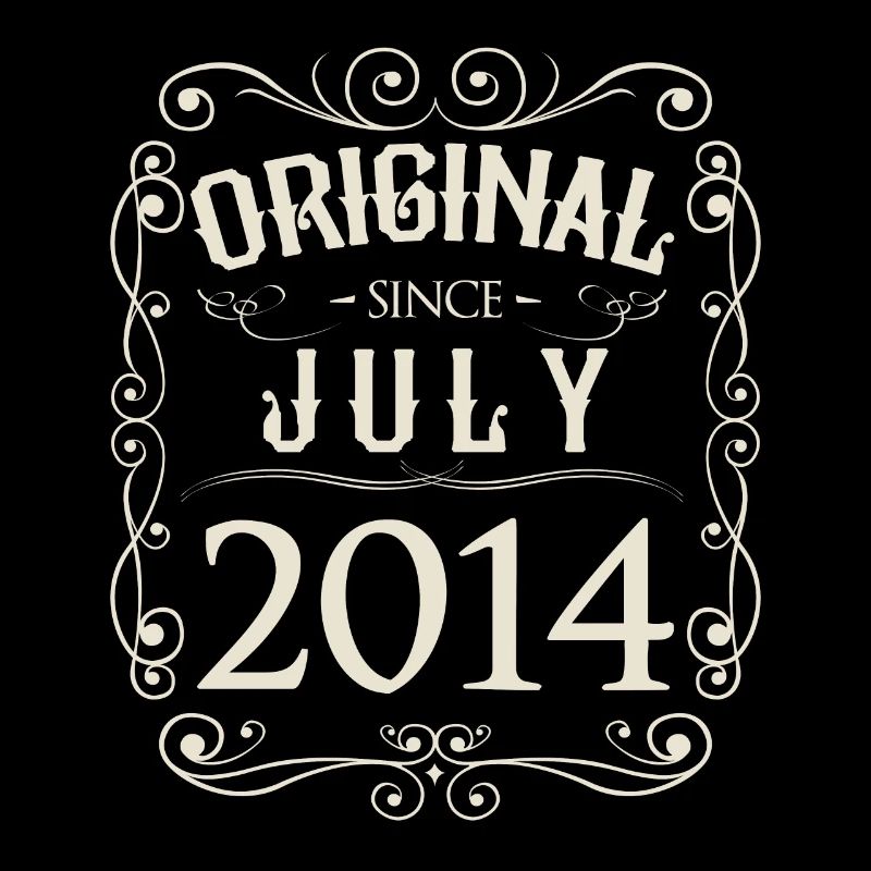 Vintage - Original since Juli 2014 Geburtstag