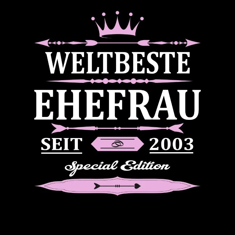 Weltbeste Ehefrau Seit 2003 Vintage Hochzeitstag