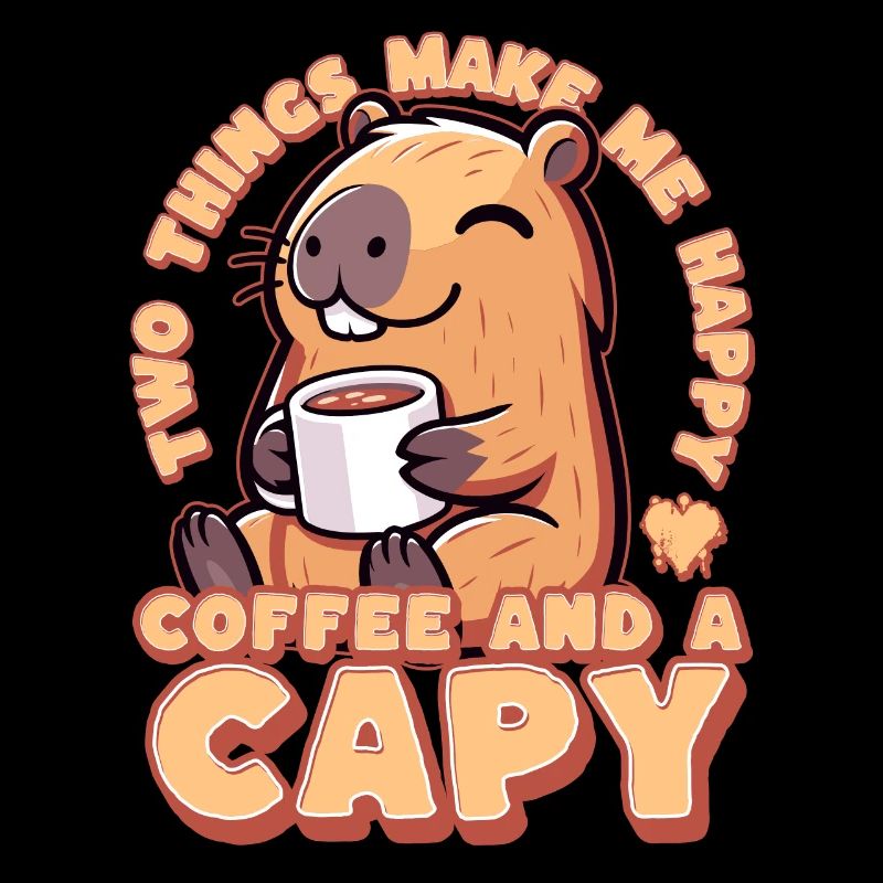 Coffee Capybara - Coffeebara - Capyrista - Capycin