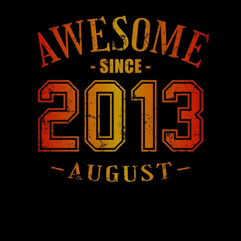 August 2013 - Birthday in August Awesome