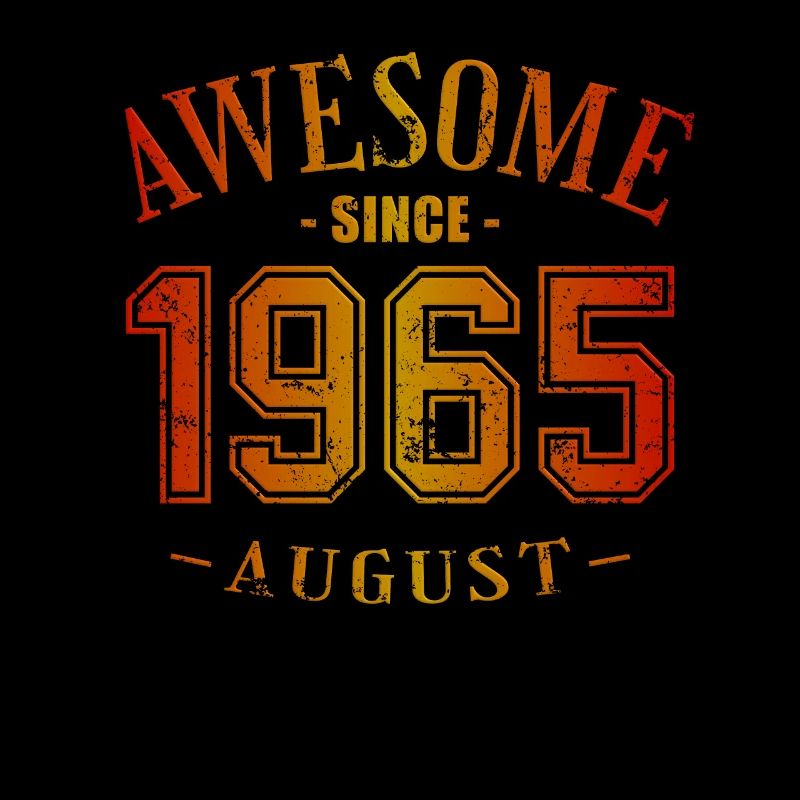August 1965 - Geburtstag im August Awesome