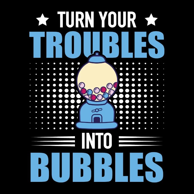 Transformez vos problèmes en bulles - Snack de chewing-gum