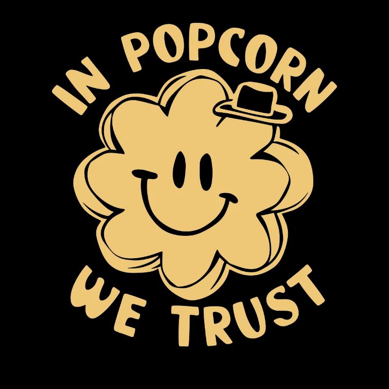 Dicton de pop-corn amusant, pop-corn en rafale