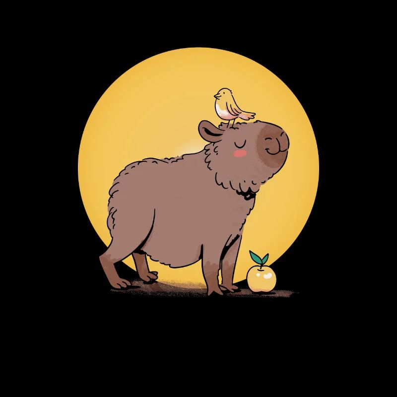 Niedlich, mach dir keine Sorgen, sei Cappy Capybara