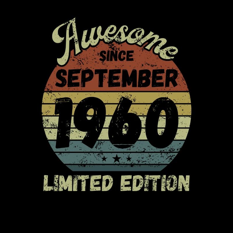 Awesome since September 1960 - Geburtstag