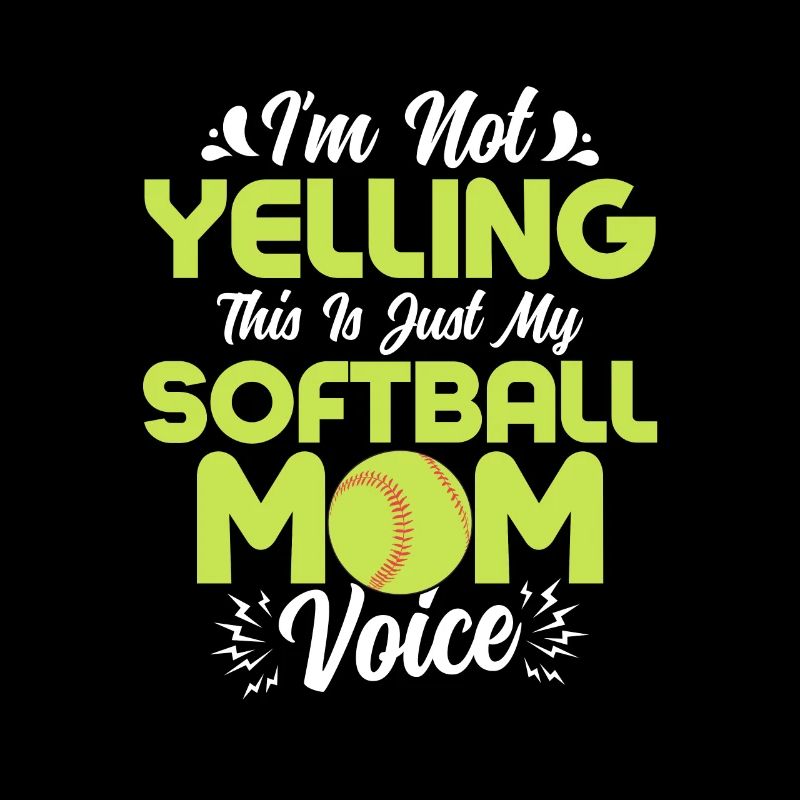 Je ne crie pas, c’est juste ma voix de mère de softball