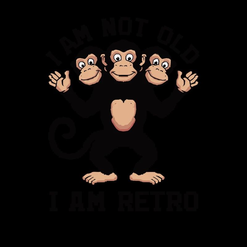 i am not old three-headed monkey