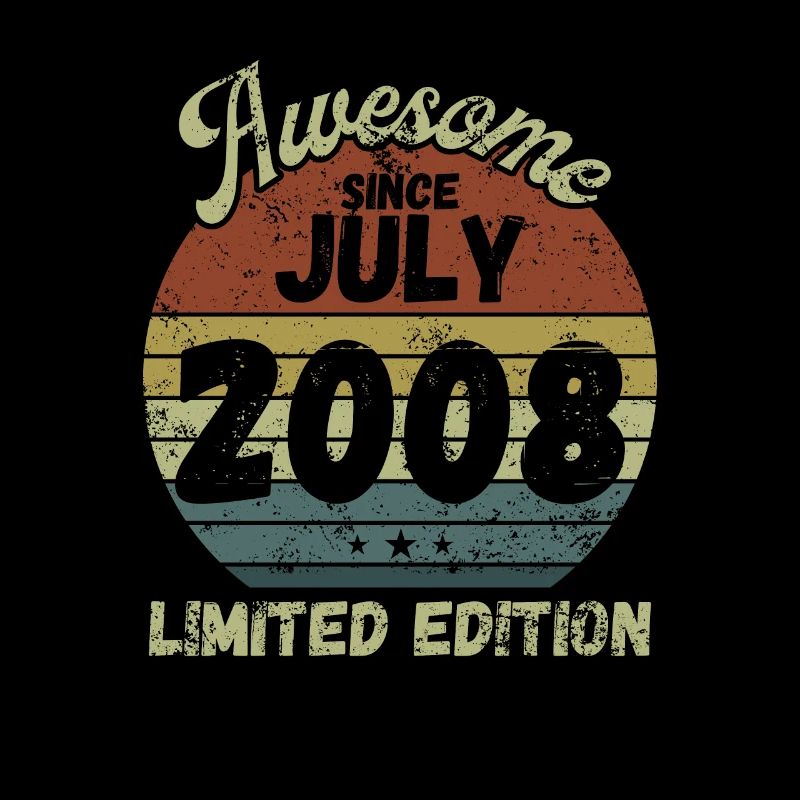 Awesome since July 2008 - Geburtstag