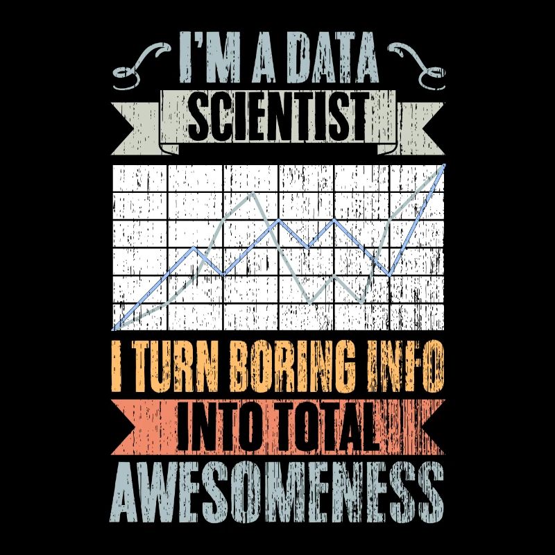 Retro Data Scientist Turn Boring Info Into Total