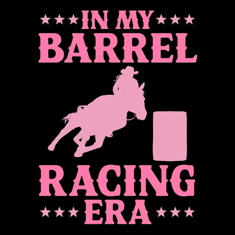 Cheval de course de barils de rodéo