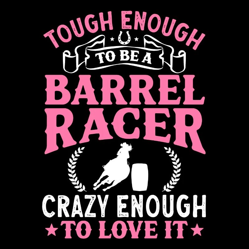 Cheval de course de barils de rodéo