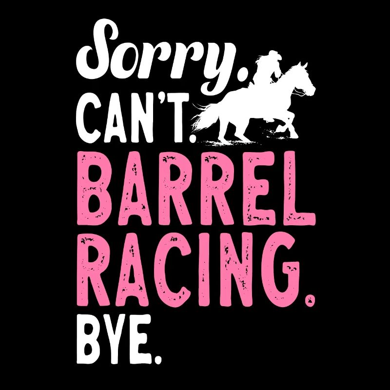 Cheval de course de barils de rodéo