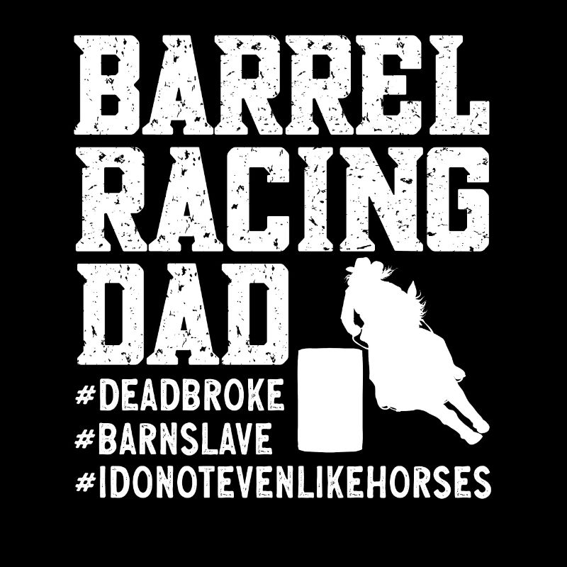 Rodeo Barrel Racing Pferd