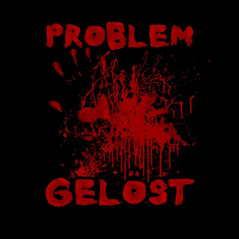 Problem solved - Funny Halloween saying