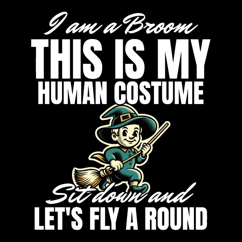 Bin Ein Besen Lustiges Halloween Spruch