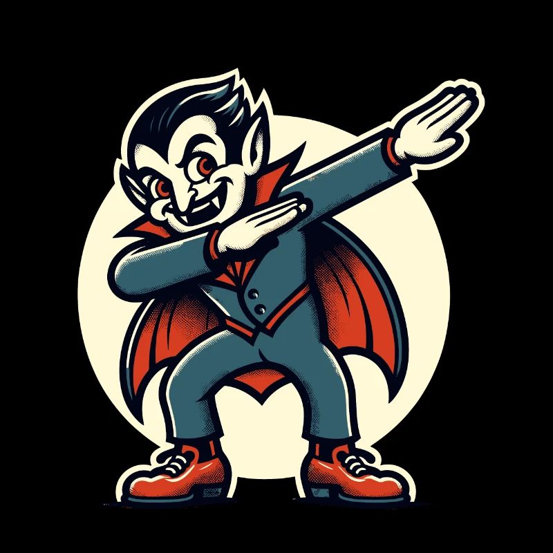 Dabbing Vampire Funny Dabbing Design