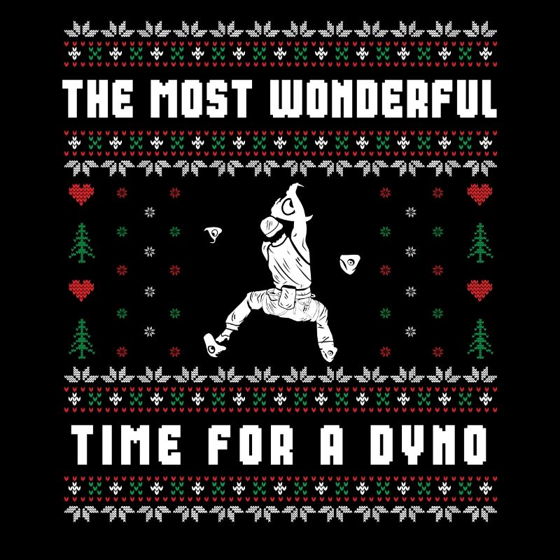 Pull de Noël moche d’escalade