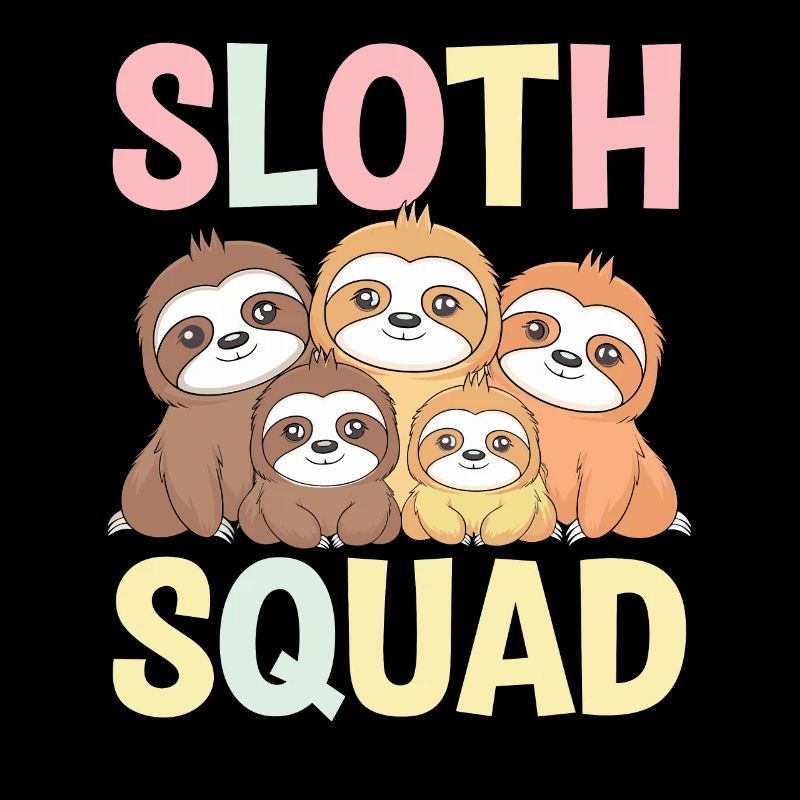 Sloth Groups Design Sloth Squad